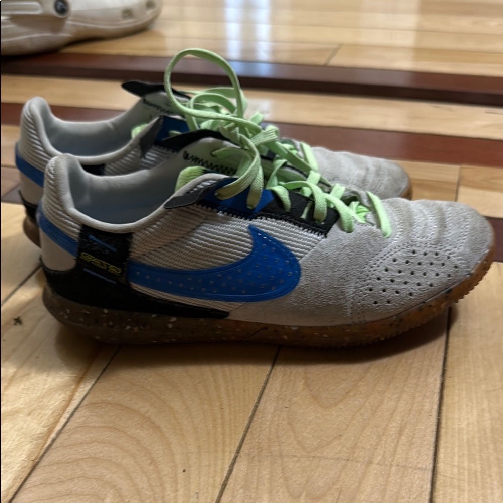 Nike Gray and Blue Athletic Shoes